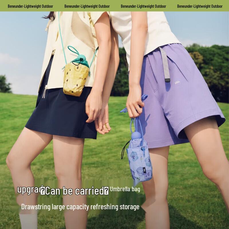 Beneunder Strawberry Yogurt UV Protection 5-Fold Umbrella