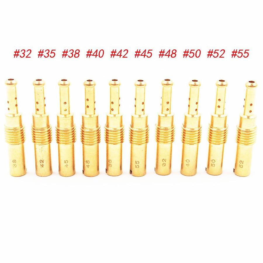 20pcs Carburetor Main Jet Kit & Slow/Pilot Jet For GY6 CVK 150cc and 125cc GY6