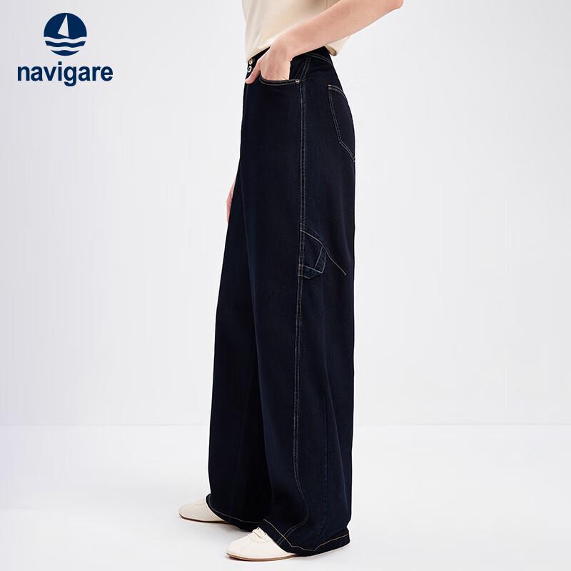 

Navigare Women s Loose Fit Casual Denim Jeans 2312575526 M