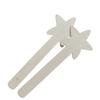 60Pcs Wooden Five Point Star Wand Slices Unfinished Wood Star Wand For Kid Adult Painting Kid Birthday Christmas Party