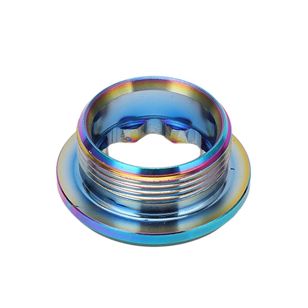 20mm Cycling Crank Cover Screw Aluminum Alloy M20 Cycling Cranket Crank Fixing for Road Mountain Cycle