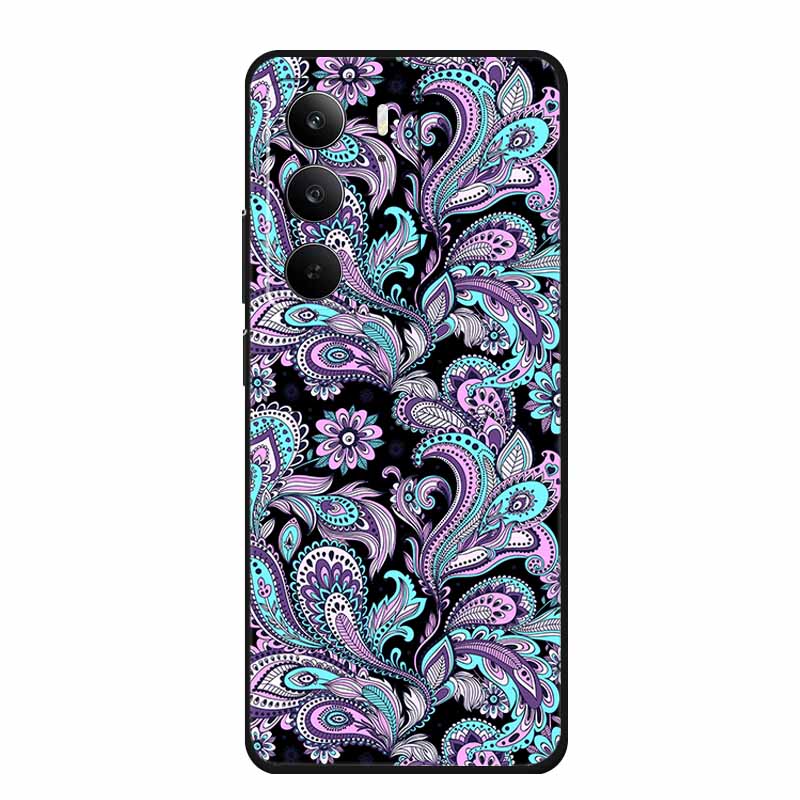 For Realme Narzo 80 Lite 5G Case Narzo80 Lite Coque Cartoon Cat TPU Black Silicone Soft Phone Case For Realme Narzo 80Lite Funda