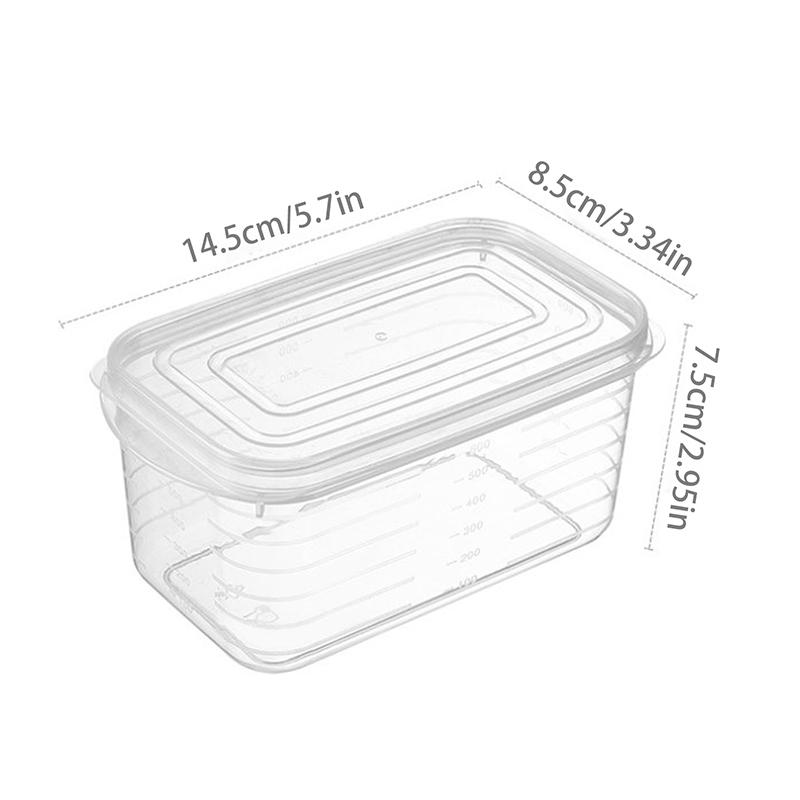 Refrigerator Food Storage Box Mini Portable Kitchen Meat Sealed Fresh-Keeping Box Fridge Kitchen Organizer Containers
