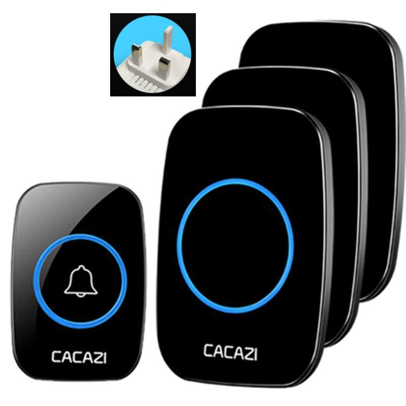 A10 Wireless Long-Range Home Doorbell with Multiple Call Bells and Elderly Pager, Compatible with EU, US, and UK Standards.