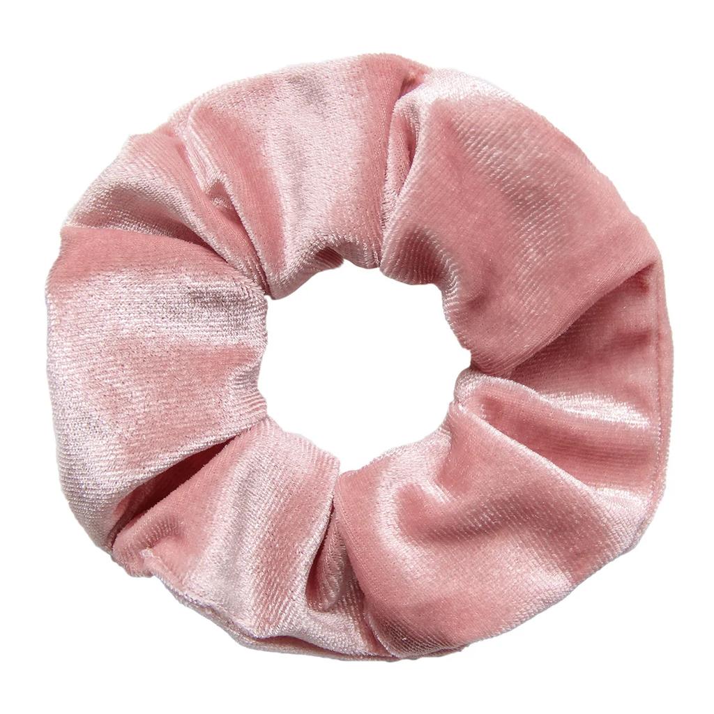 45 Colors Large Vintage Velvet Scrunchies Girls Elastic Hair Bands Ponytail Holder Ties Rubber Bands Fashion Women Accessories