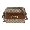 Horsebit 1955 Small Shoulder Bag Beige/Ebony Women Shoulder_bags Brown 645454-92TCG-8563