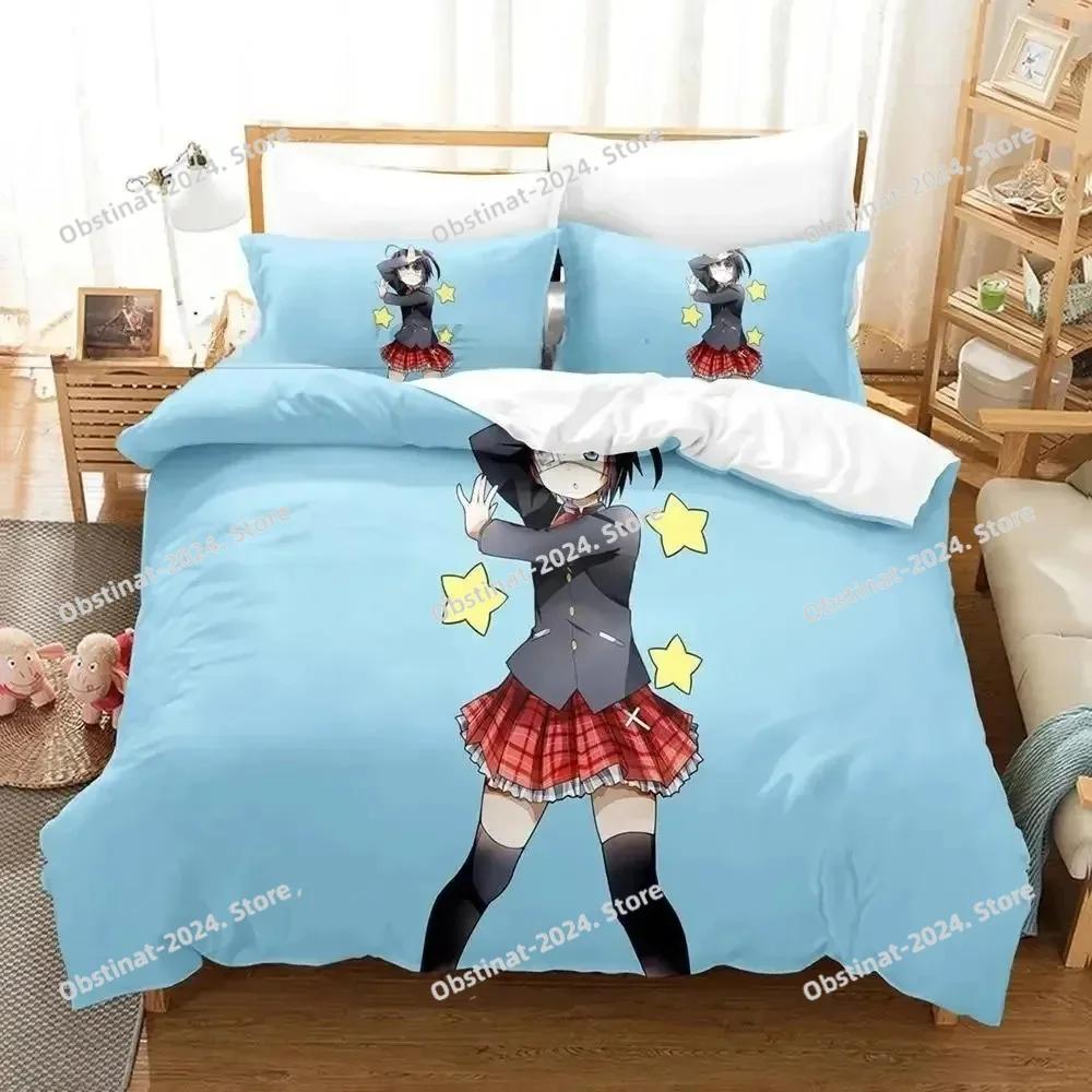 Chunibyo Demo Koi ga Shitai! Love Chunibyo Other Delusions! Beding Set Printed With Pilowcase Bed Soft with Soft Fabric Duvet Cover Single Double