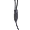 5.5x2.1mm DC5521 Y Splitter Power Cable Female to Double Male Extension with Switcher for LED and CCTV 37CM