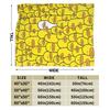 Yellow Duck Plush Blanket Students  Flannel Throw Blanket For Home Decor Warm Custom Quality Bedspread Gift