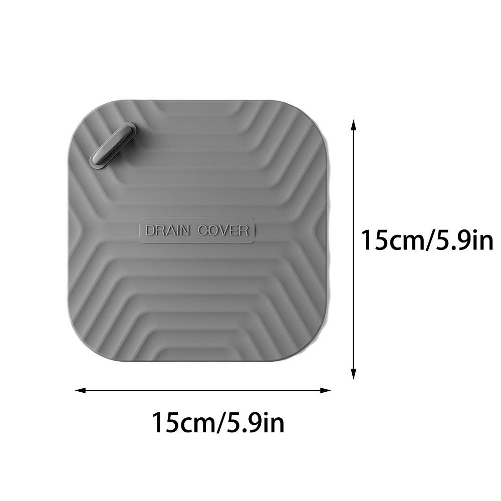 15 x 15 cm Anti-clog Silicone Floor Drain Cover Bathroom floor drain odor isolation