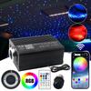 500 Stück 16W Doppelkopf Auto Sternenhimmel Musiksteuerung Auto Dach Stern Glasfaser Stern Decke Kit RGBW Haus Dach Decke Sternenlicht