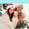 Decoration Christmas Santa Claus Snowman Glasses Adult Child Xmas Party Props