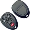 Key Fob Shell Replacement for Chevy Suburban Tahoe Traverse/GMC Acadia Yukon/Cadillac Escalade SRX/Buick Enclave/Saturn Outlook 5 Button Car Keyless