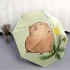 1pc Hamster DandelionAutomatic Open/close Folding Umbrella, Compact Portable Travel Umbrella, Perfect Birthday/Holiday, Cute Umbrella y005