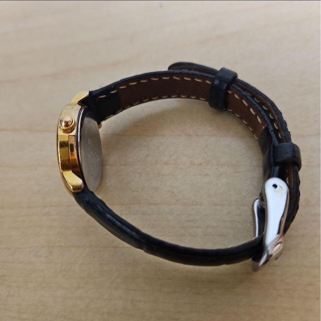 Used TISSOT watch gold leather