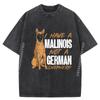 Belgian Malinois Not A German Shepherd Belgian Shepherd Luxury T Shirt Breathable Men's T-Shirts Soft Washed T-shirts