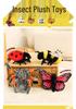 Soft and Realistic Insect Plush Toys: Butterfly, Ladybug, Bee Doll, Spider Gift for Kids