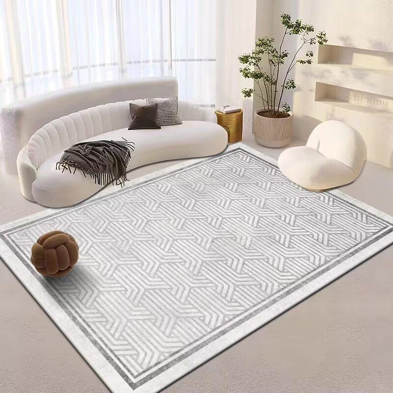 

Nordic Simple Style Large Carpets for Living Room Light Luxury Decor Home Non-slip Lounge Area Rugs Bedroom Tatami Kid Soft Mats 60*90cm