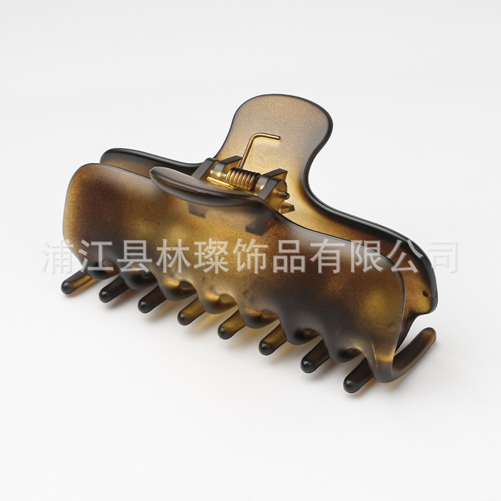 1Pcs 2026 New Style Large Size Thick Hair At The Back of The Head Elegant Shark Clip High Quality Acetate Rectangular Hair Clip