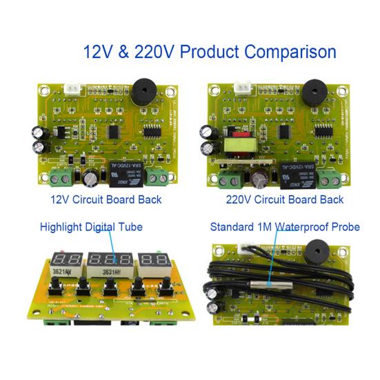 Thermostat Durable High-accuracy Energy Star Temperature Rectangle Shape Controller for Refrigerators