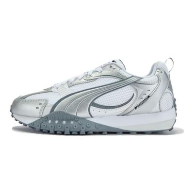 Blktop Rider V2 Classiche Versatili Basse Lifestyle Casual Scarpe Sneaker Unisex Bianco Argento 406318-02
