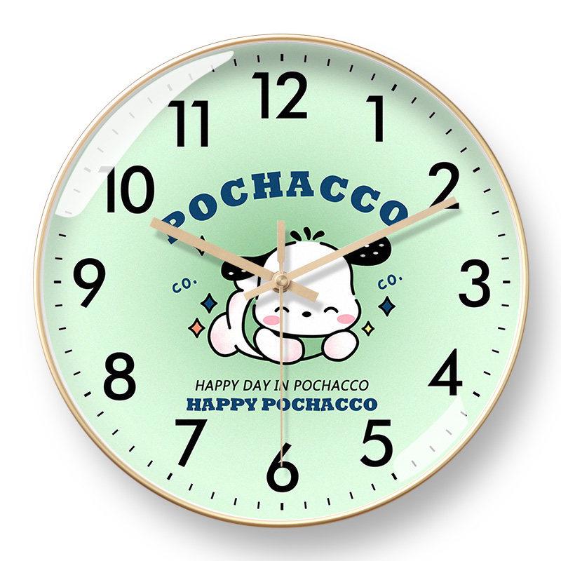 

Pachacco Cartoon Dog Wall Clock - Cute Silent Radio-Controlled Clock for Girl s Bedroom with Automatic Time Synchronization. 8 inches