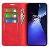 For OnePlus Nord CE4 Lite 5G/Oppo K12x 5G (China) Wallet Phone Case Skin-Touch Leather Flip Cover