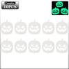 1-20PCS Halloween Coasters Pumpkin Spider Web Design Heat Resistant Non Slip Easy Clean Drink Coasters for Home Party Decoration