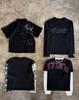 Cross-Border Autumn Patchwork Long Sleeve Retro Streetwear T-shirt