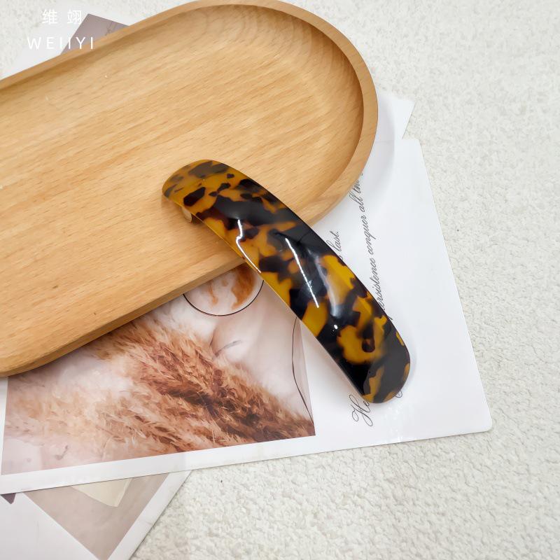 Retro High-Class Acetate Spring Clip for Versatile Women's Updo & Ponytail Hair Styling