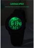 Orologio Sveglia Luminoso Sanda Ultra-Sottile: Elegante, Impermeabile e Multifunzionale con Numeri Grandi per Uomini e Donne