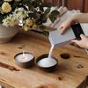 Pearled Handmade Vegan Environment-Friendly Sand Wax Candles Custom Logo-Plant-Based Material for Wedding Christmas Decorations