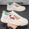Herren Skate Sneaker Mode Plateau Skateboard Schuhe für Herren Neue Low Top Herren Casual Sneaker Bequeme Schnürschuhe Trendschuhe