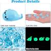 60PCS Glow In The Dark Mini Seal Figurines, Mini Resin Animals, Cute Luminous Seal Animals for Fairy Garden, Aquarium, Potted Plants, Desk Display