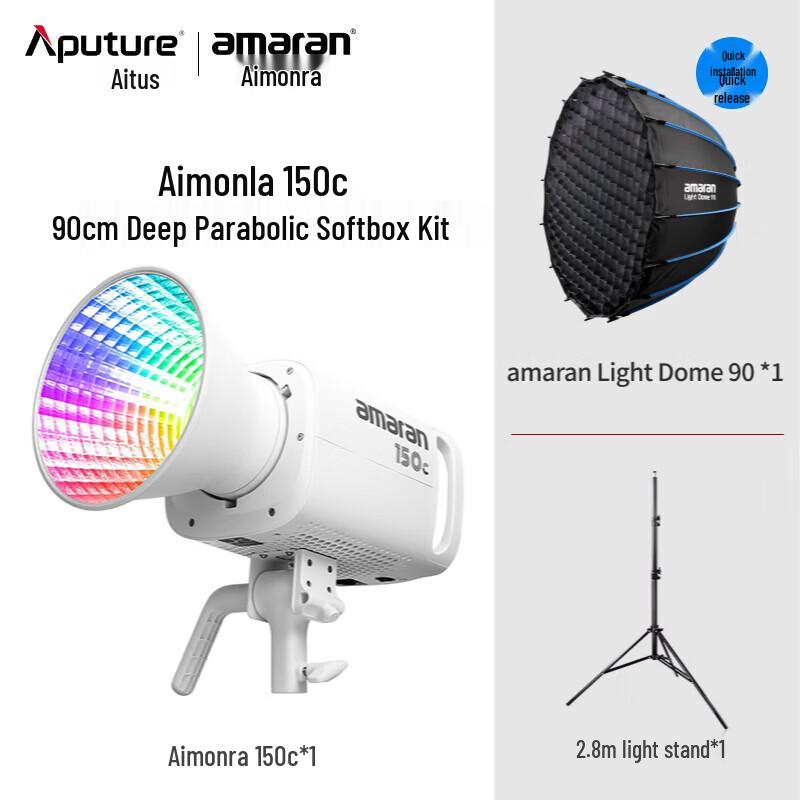 Aputure Amaran 150c RGBWW Full-Color 150W COB LED Video Light