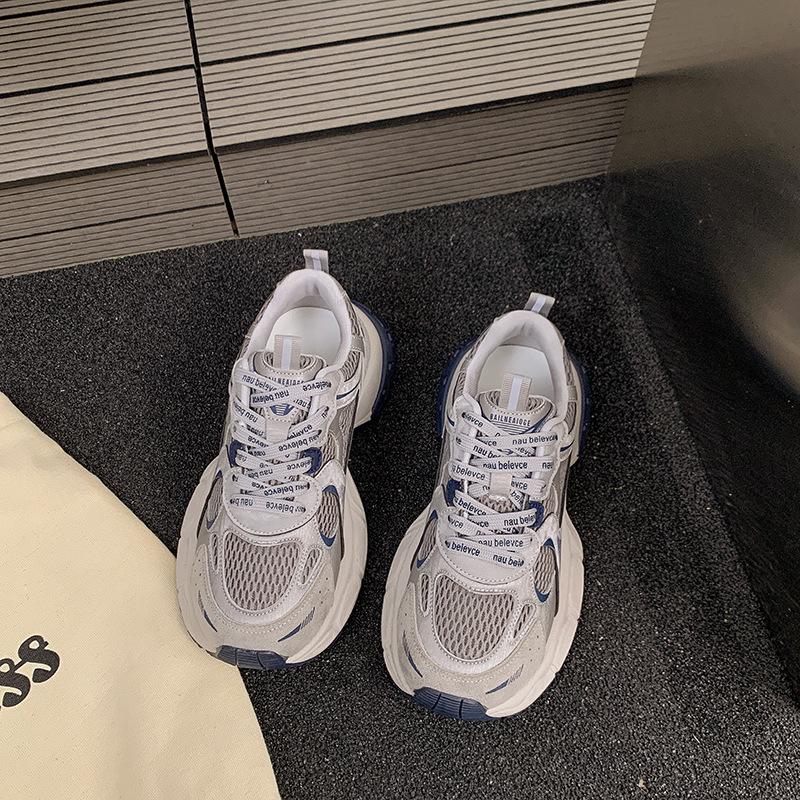 Dad Shoes Women's Shoes 2025 Autumn Explosion Versatile Platform Internet Celebrity Super Fire Show Foot Niche Sports Casual Shoes Tide