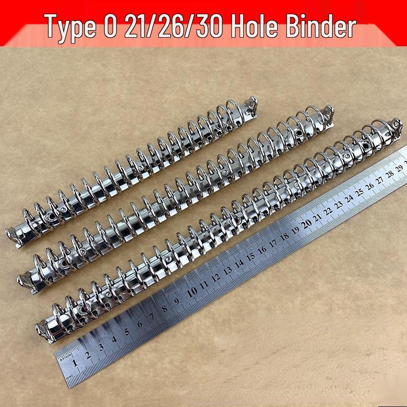 

Iron Book Circle Accessories: B5 Metal Notebook with Two/Three-Hole Punching and Four-Ring Binder Regular
