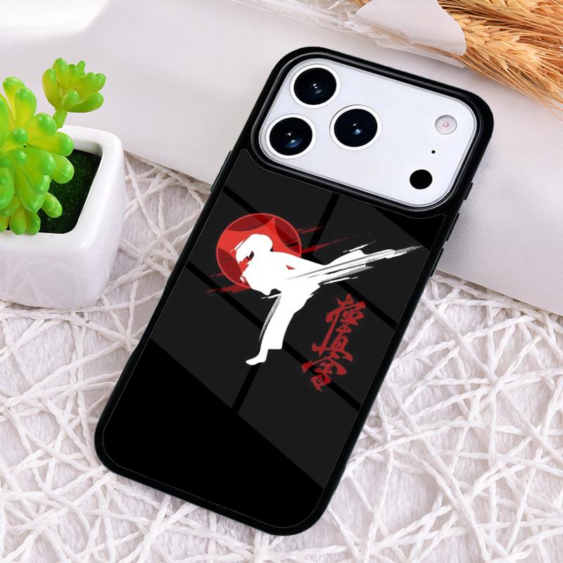 Kung Fu Oyama Kyokushin Karate Phone Case for iPhone 17 Air 16 15 11 12 14 13 Pro Max Shockproof Cover