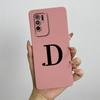 For oppo A94 5G Case OPPO Reno5z Reno 5z F19 Pro Plus Cute Letters Square Phone Case CPH2211 CPH2211 Shockproof Back Cover case