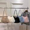 Fashi Luxe Nepkonijnenbont Pluche Schoudertas High-End Dames Tote Handtas voor Stijlvol Cadeau Verzenden