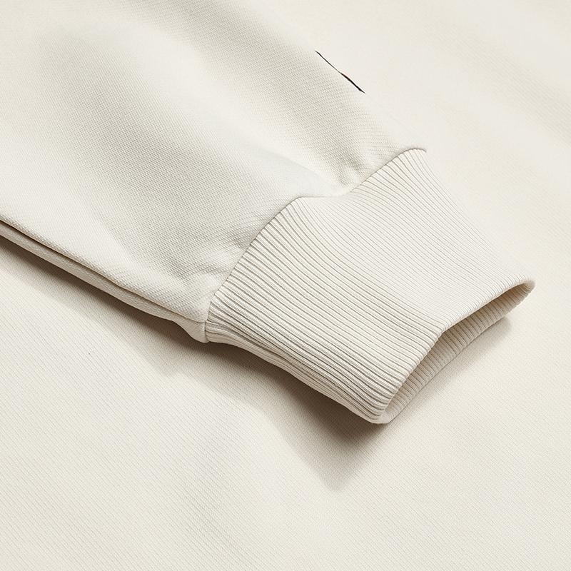 Fila Originální Módní Retro Klasický Design Pohodlná Ležérní Mikina Pánská mikina Mandlová Khaki F11M619207FBG