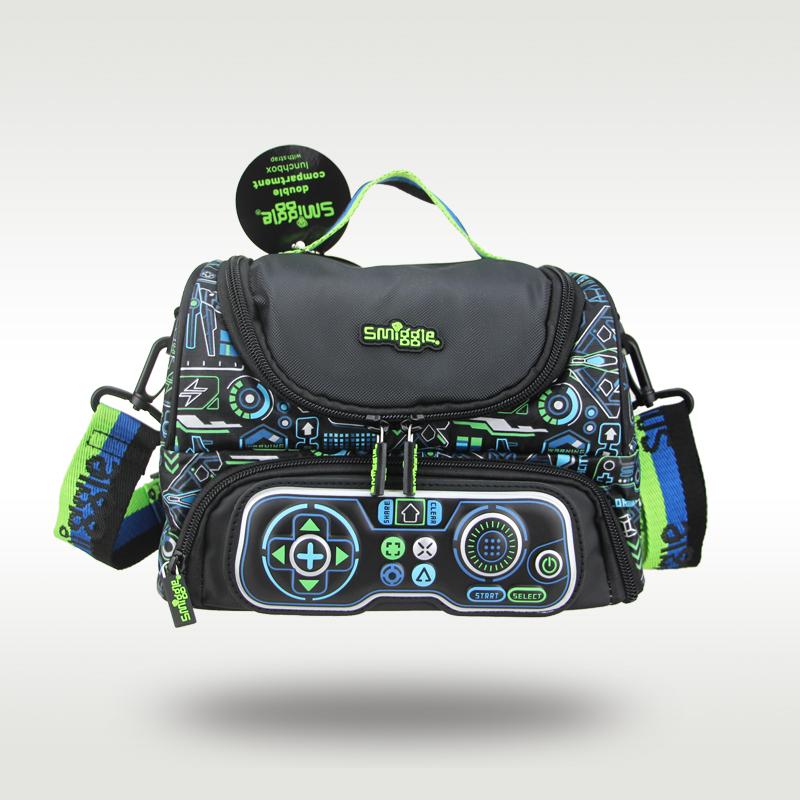 

оригинальная детская сумка для ланча, сумка для мальчика, классная черная сумка для игрового автомата, сумка для фруктового ланч-бокса, 9 дюймов