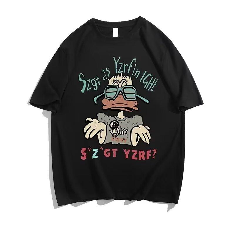 Neues kurzärmliges T-Shirt für Herren im Sommer, Trend im koreanischen Stil, schlichtes Oberteil mit halben Ärmeln, lockeres, lässiges Marken-T-Shirt im Hongkong-Stil