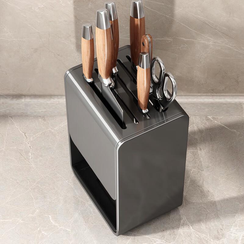 Danle Multi-functional Knife Holder with Drain Pan