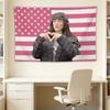 Arazzo Bandiera Billie Eilish 3x5 Piedi, Doppia Cucitura, Decorazione Interna ed Esterna, Appeso a Parete Per Dormitorio Universitario, Camera da Letto, Soggiorno