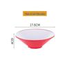 Durable A5 Melamine Two-Tone Noodle & Soup Bowl