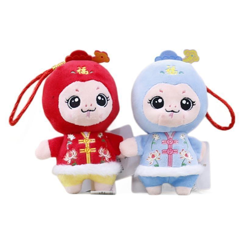 Cute Soft Pp Cotton Snake Figurine For Year Of The Snake Plush Toy Gift For Events