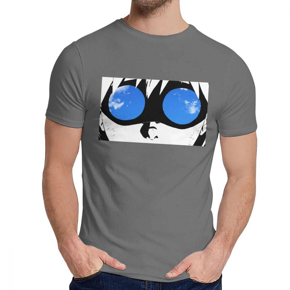 O Neck Gurren Lagann Simon Kamina T Shirt Graphic Print Unisex Soft Slim Top Tee Free