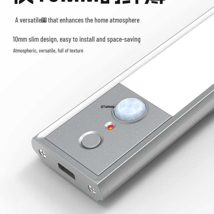 Rechargeable Wireless Motion Sensor Cabinet Lights with Magnetic Strip