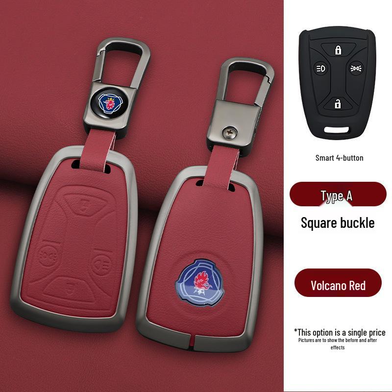 Scania Heavy Duty Truck Tractor Key Cover for R, G, P, S Series - Metal Shell Buckle Remote Control